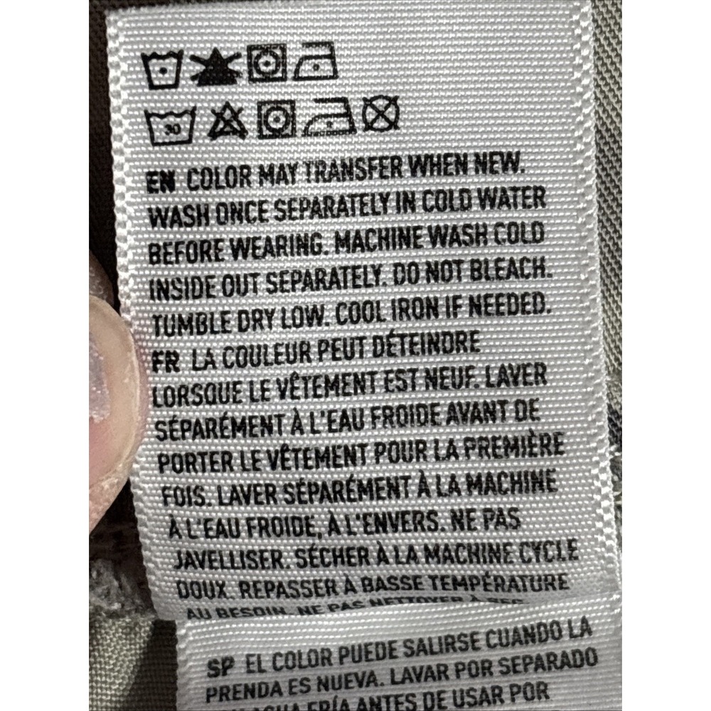 American‎ Eagle Women's Medium Green Camo Cargo Pant Drawstring Waist Jogger - Picture 11 of 16